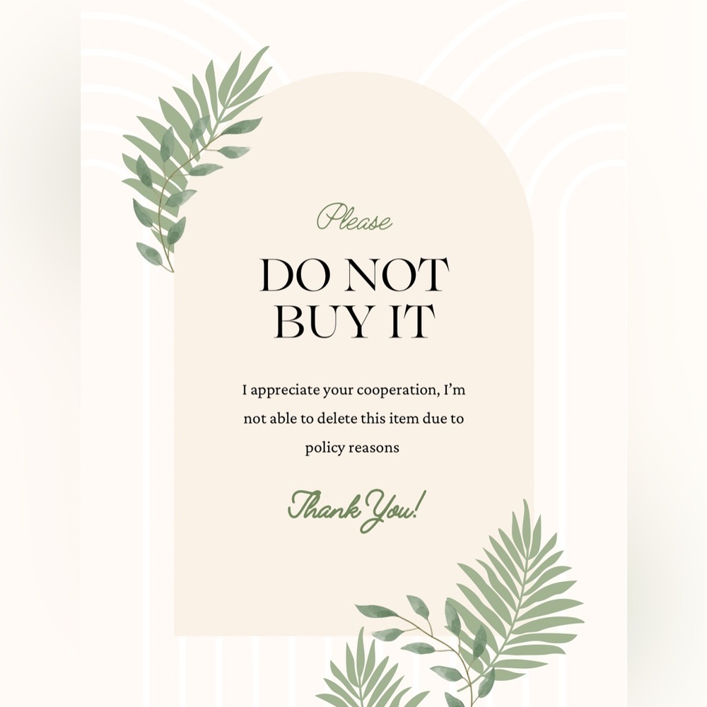 NOT FOR SALE….PLEASE  DO NOT BUY IT